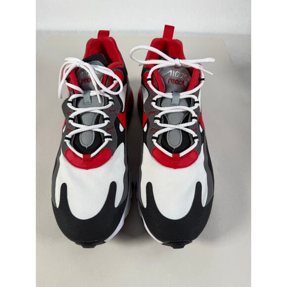 Nike Air Max 270 React Black/Red/White Men’s Sneakers US 9 | CI3866‑002 UIB - Picture 1 of 4